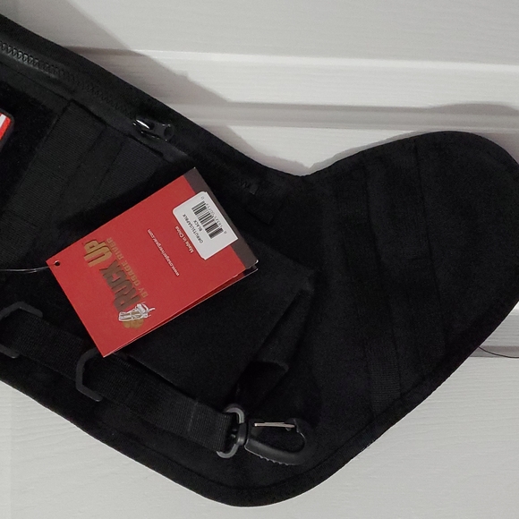 NWT Black Tactical Christmas Stocking with Handle - Picture 3 of 5